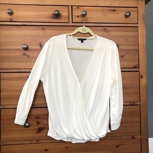 Banana Republic faux wrap top, sz. L